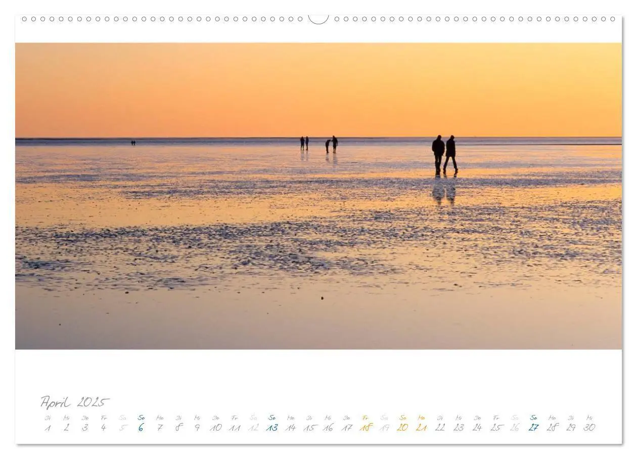 Bild: 9783435666010 | Am Meer (Wandkalender 2025 DIN A2 quer), CALVENDO Monatskalender
