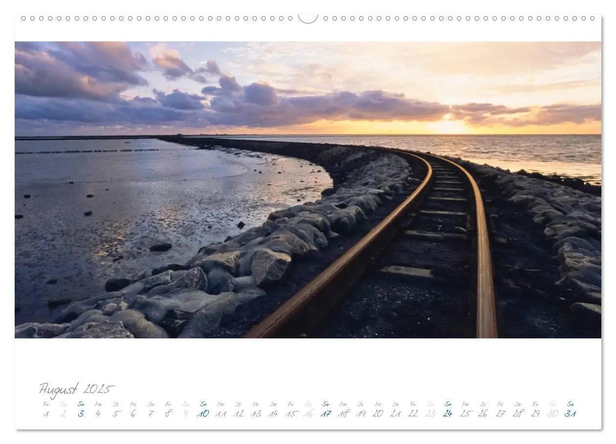 Bild: 9783435666010 | Am Meer (Wandkalender 2025 DIN A2 quer), CALVENDO Monatskalender