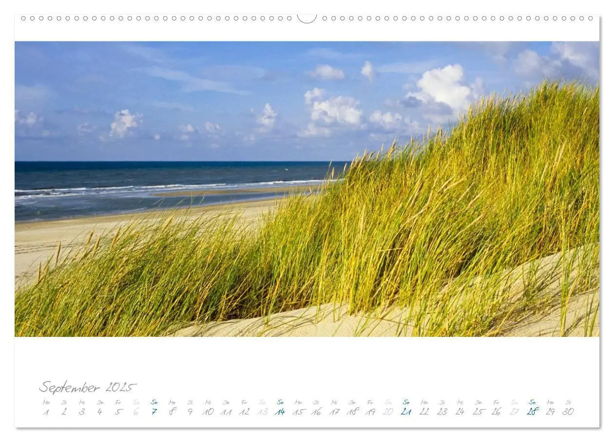 Bild: 9783435666010 | Am Meer (Wandkalender 2025 DIN A2 quer), CALVENDO Monatskalender