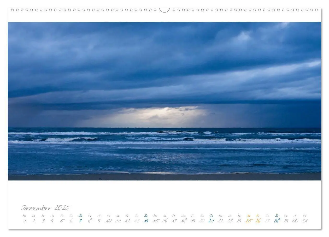 Bild: 9783435666010 | Am Meer (Wandkalender 2025 DIN A2 quer), CALVENDO Monatskalender