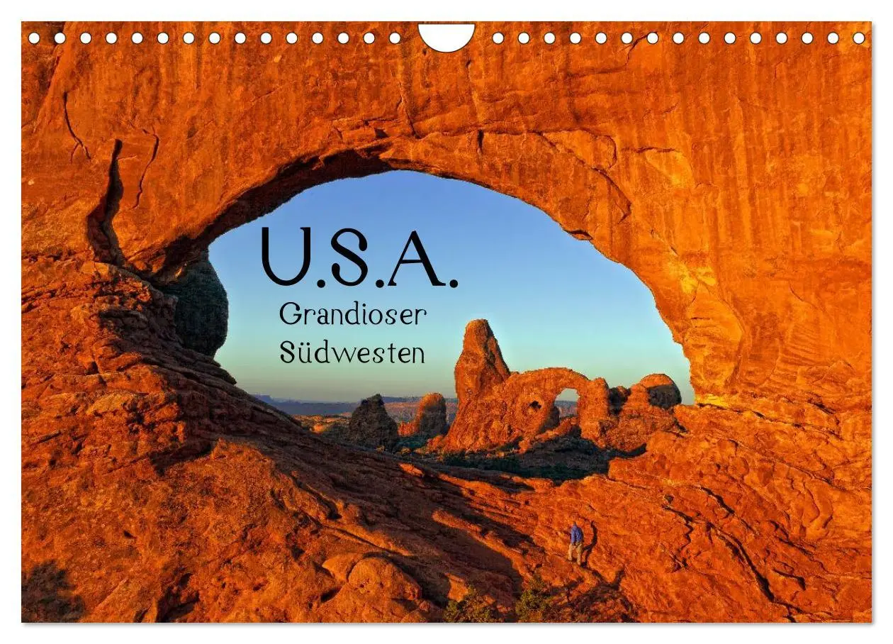 Cover: 9783516156010 | USA - Grandioser Südwesten (Wandkalender 2026 DIN A4 quer),...