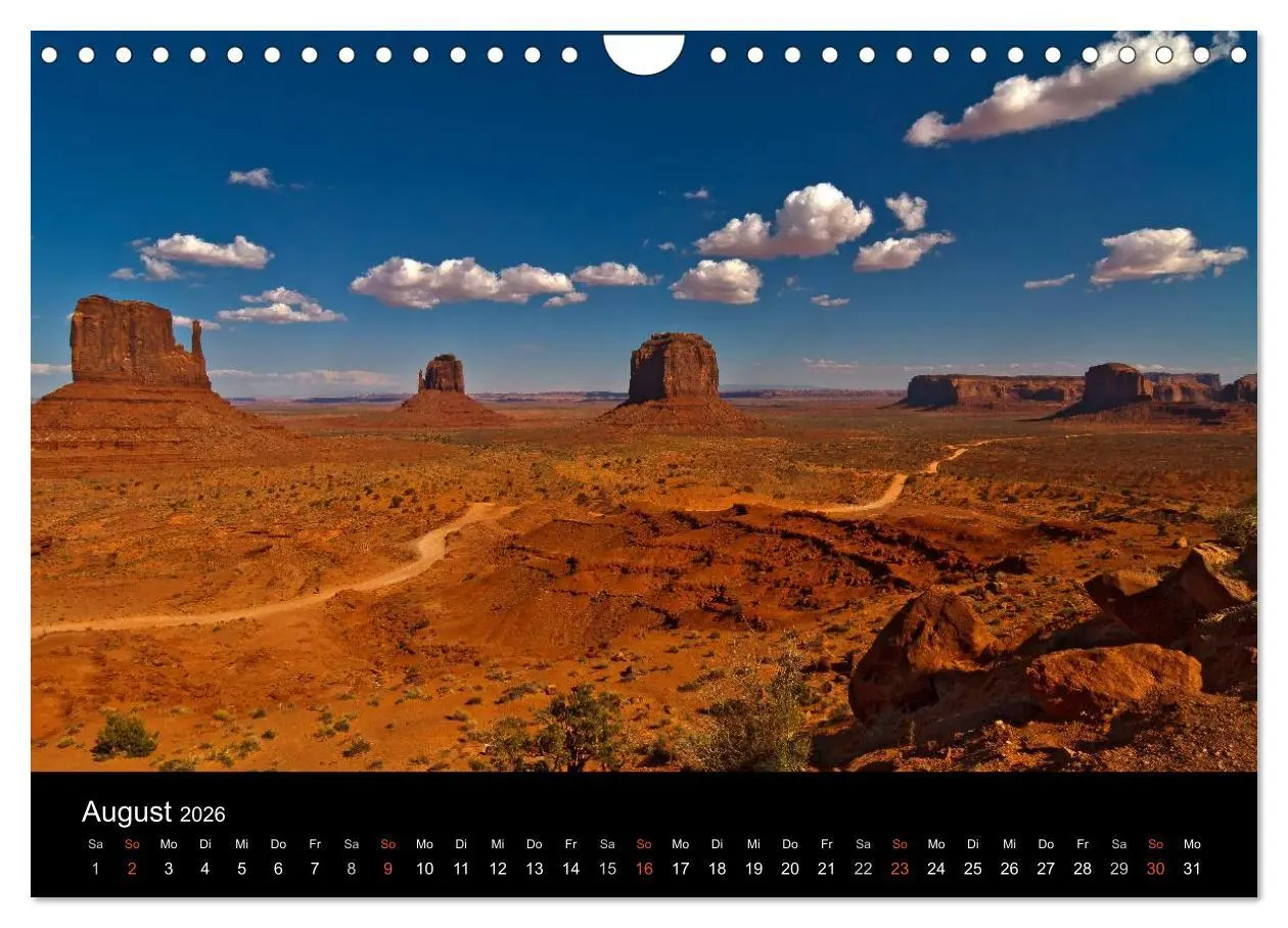 Bild: 9783516156010 | USA - Grandioser Südwesten (Wandkalender 2026 DIN A4 quer),...