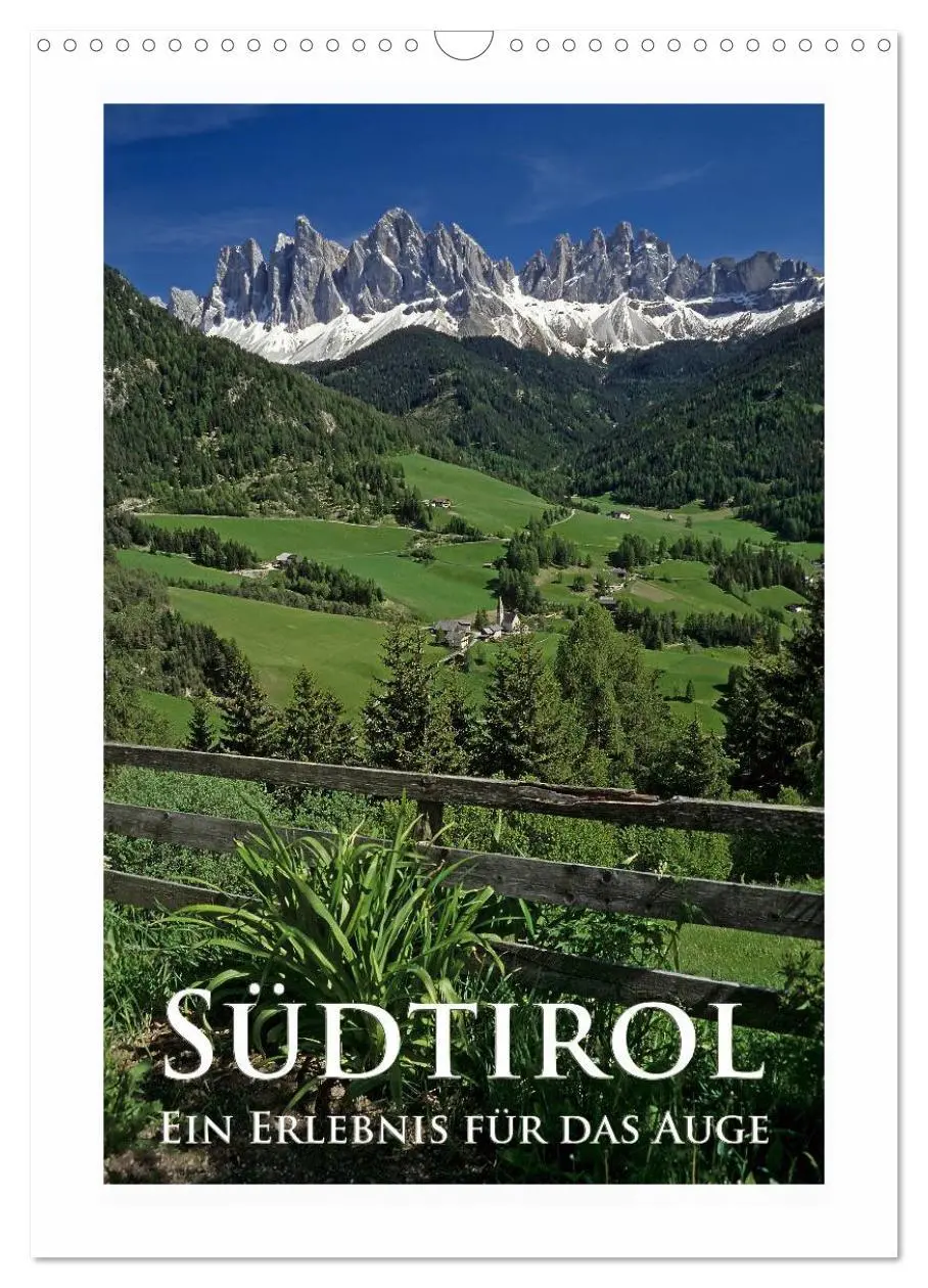 Cover: 9783516466010 | Südtirol - Ein Erlebnis für das Auge (Wandkalender 2026 DIN A3...