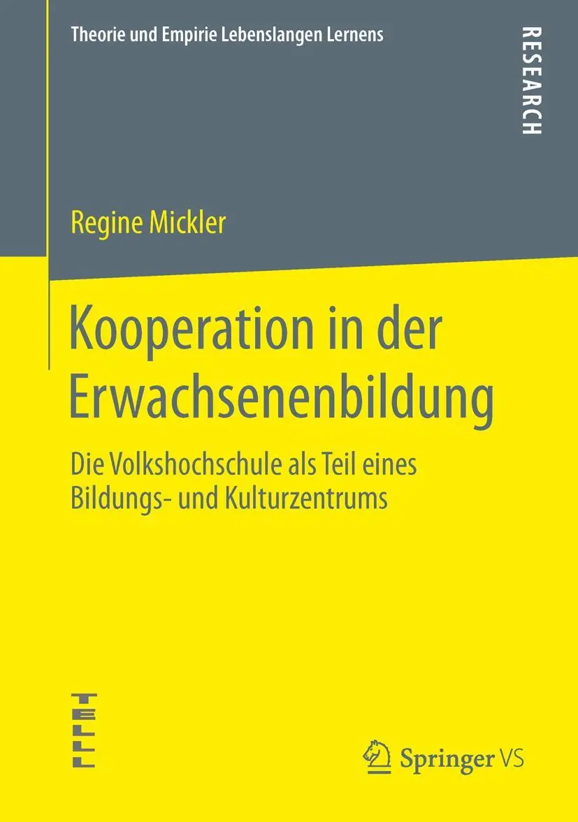 Cover: 9783658036010 | Kooperation in der Erwachsenenbildung | Regine Mickler | Taschenbuch