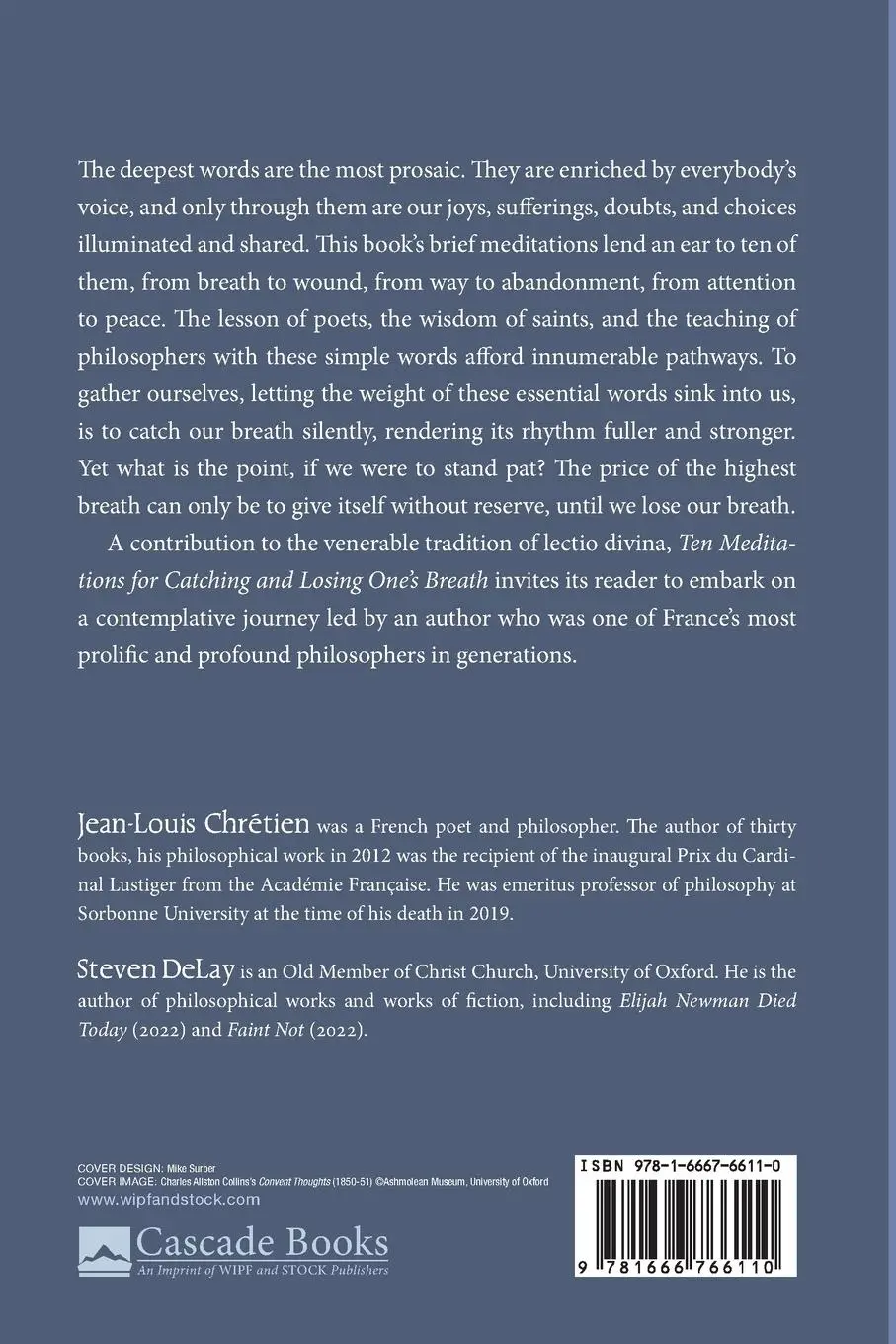 Rückseite: 9781666766110 | Ten Meditations for Catching and Losing One's Breath | Chrétien | Buch