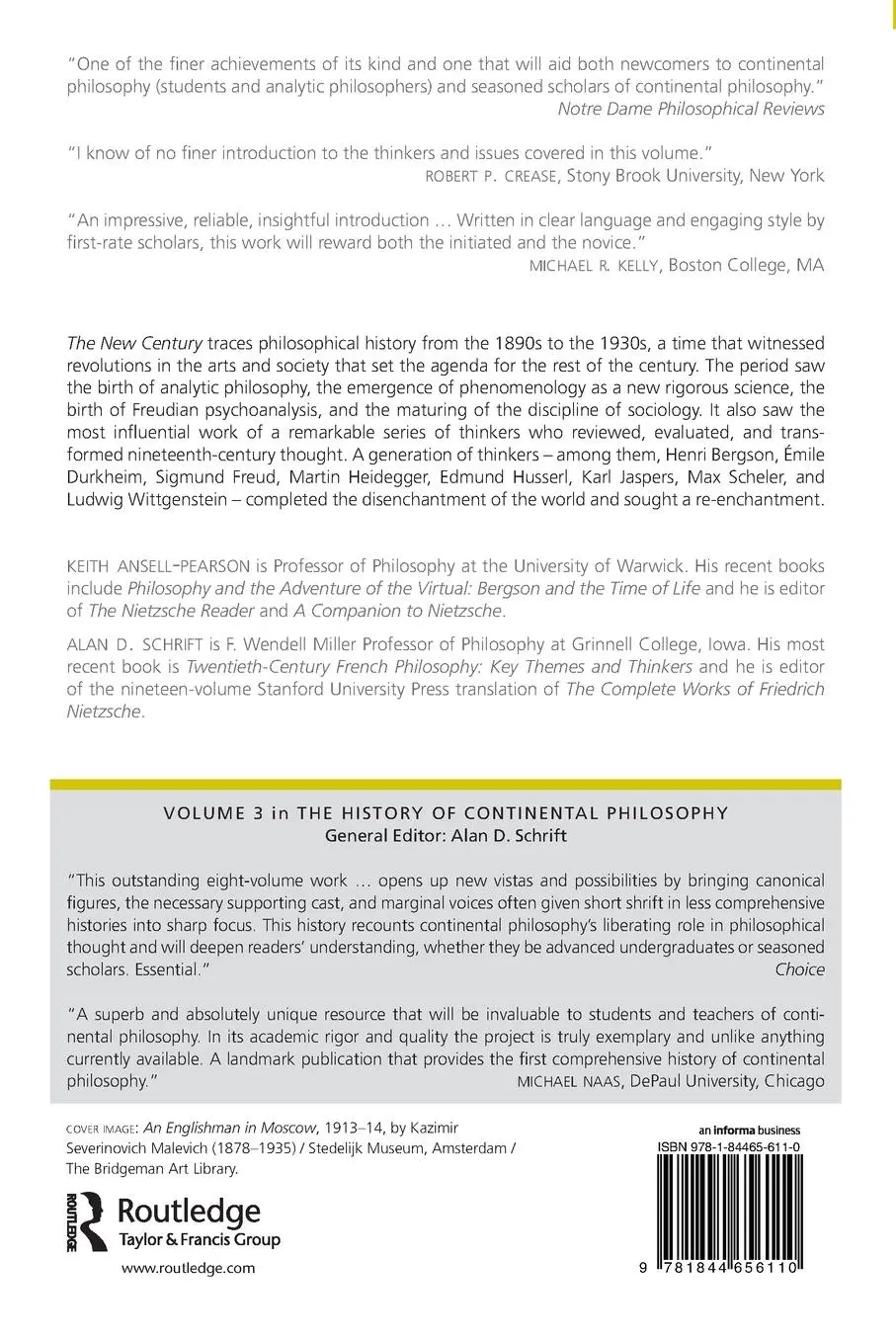 Rückseite: 9781844656110 | The New Century | Keith Ansell-Pearson (u. a.) | Taschenbuch | 2013