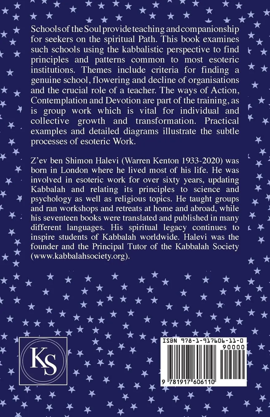 Rückseite: 9781917606110 | Kabbalah School of the Soul | Z'Ev Ben Shimon Halevi | Taschenbuch
