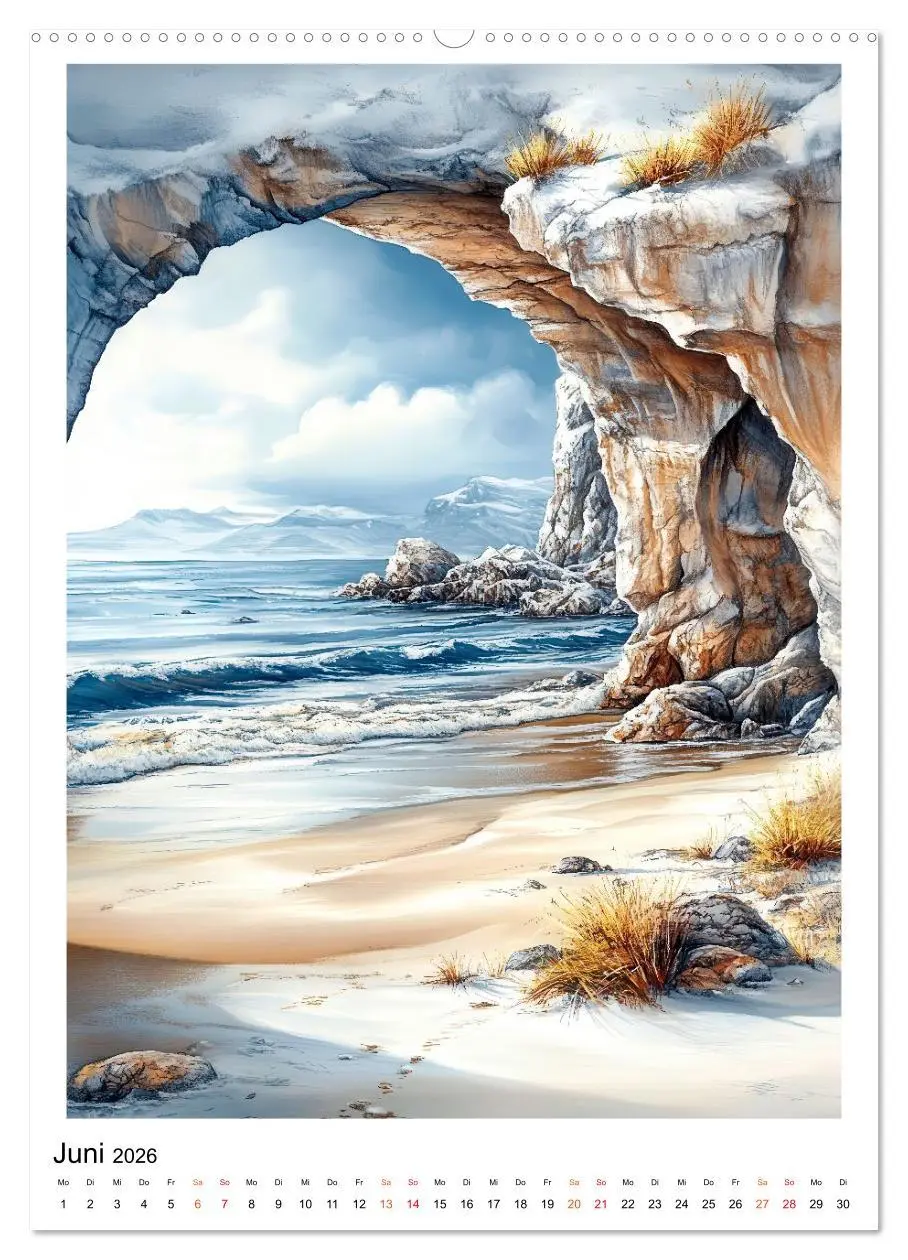 Bild: 9783457296110 | Island - Nordlichter, Feuer und Eis (Wandkalender 2026 DIN A2...