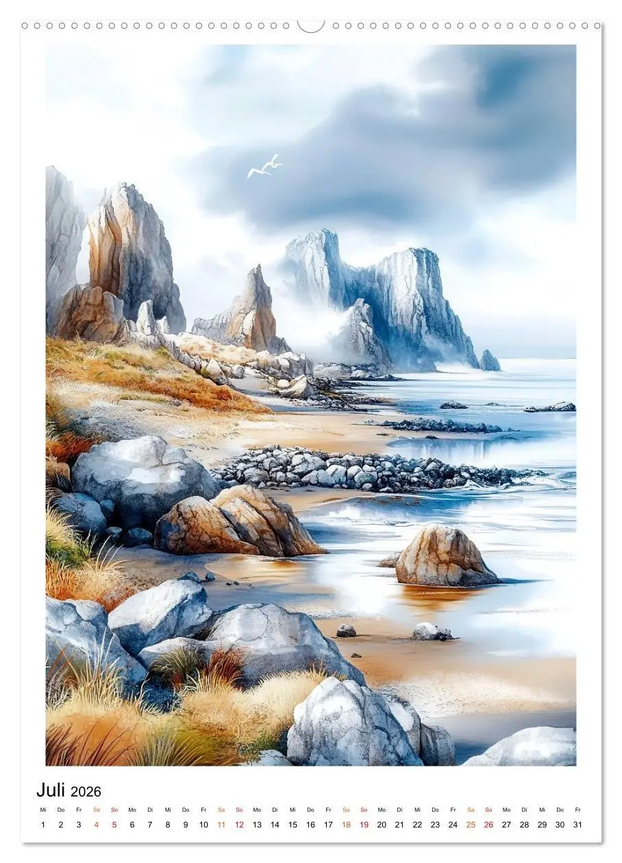 Bild: 9783457296110 | Island - Nordlichter, Feuer und Eis (Wandkalender 2026 DIN A2...