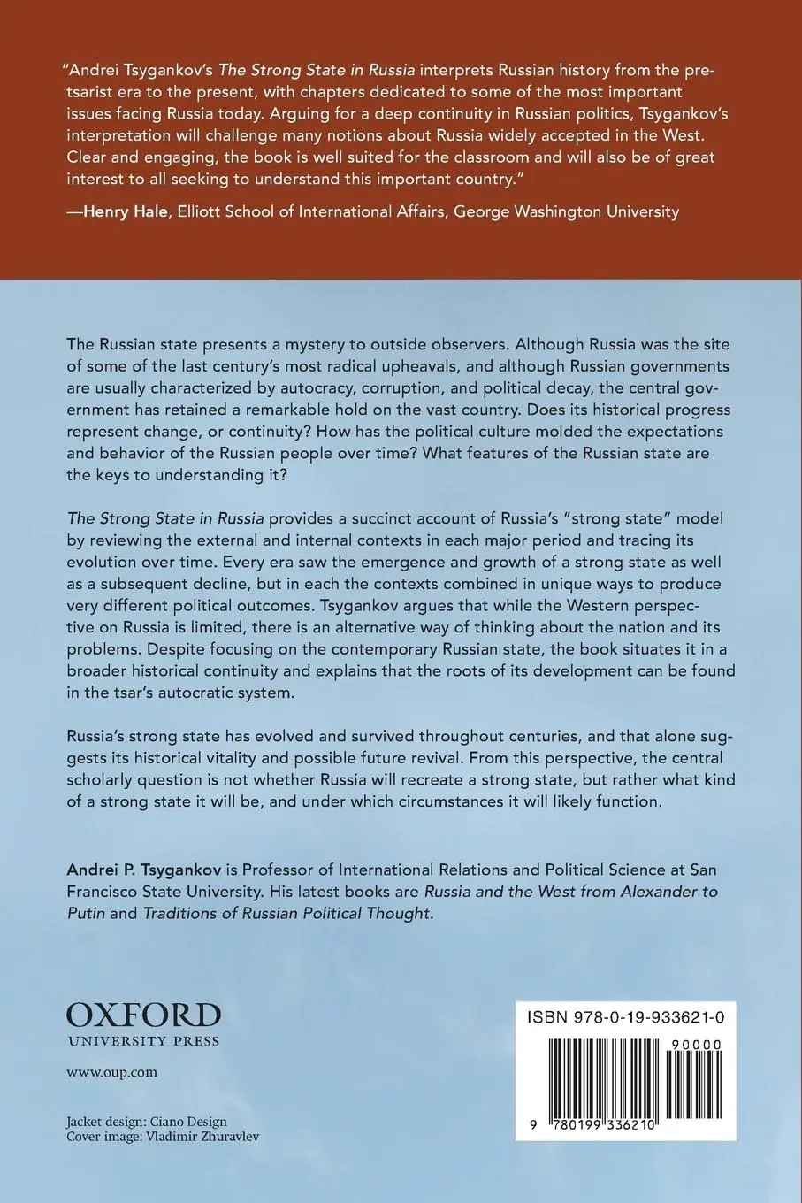 Rückseite: 9780199336210 | Strong State in Russia | Development and Crisis | Andrei P Tsygankov