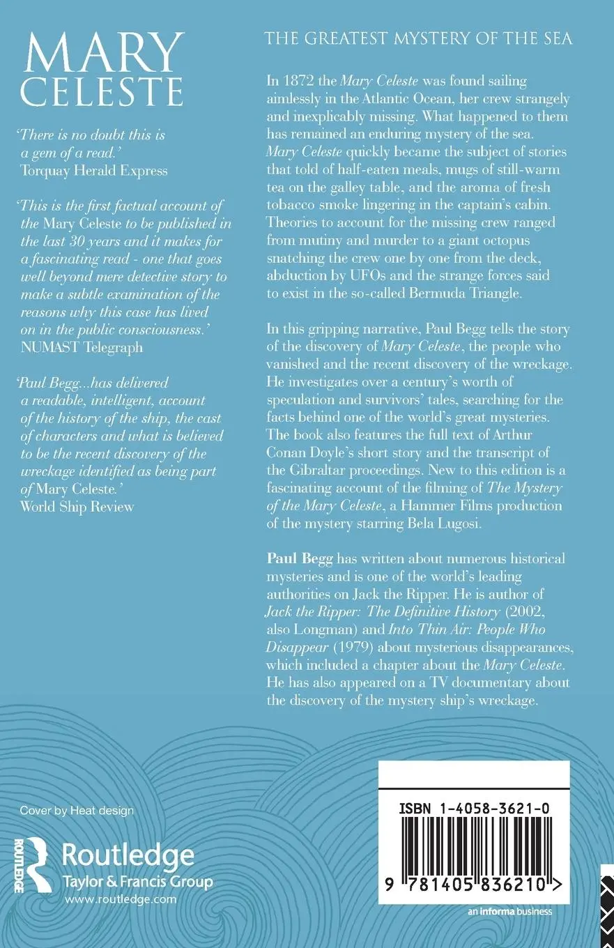 Rückseite: 9781405836210 | Mary Celeste | The Greatest Mystery of the Sea | Paul Begg | Buch
