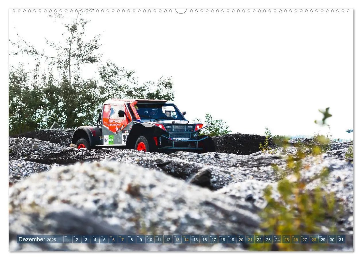 Bild: 9783435406210 | RALLYE RAID (Wandkalender 2025 DIN A2 quer), CALVENDO Monatskalender