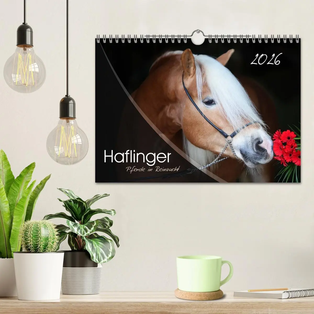 Bild: 9783457976210 | Haflinger-Pferde in Reinzucht (Wandkalender 2026 DIN A4 quer),...