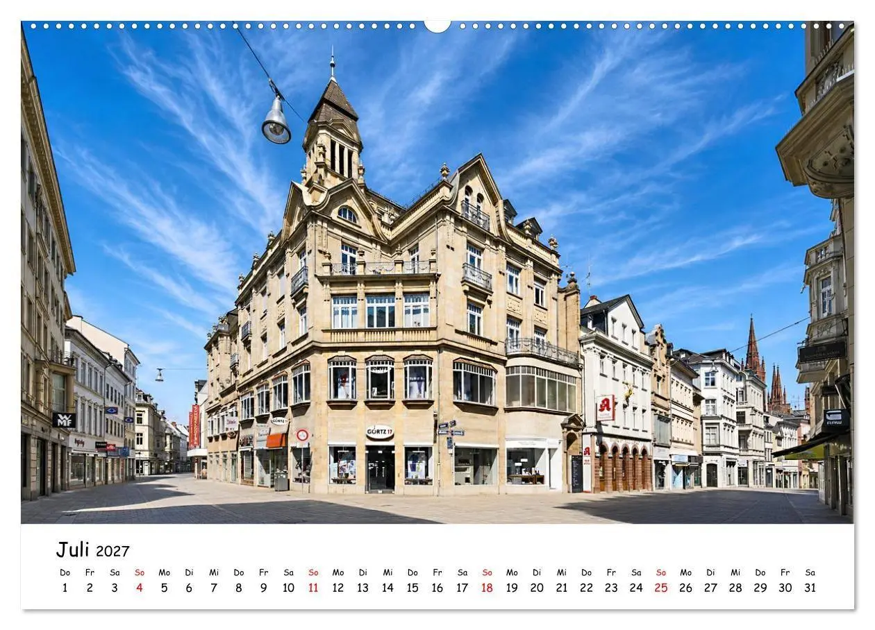 Bild: 9783594286210 | Wiesbaden Blickwinkel anders (Wandkalender 2027 DIN A2 quer),...