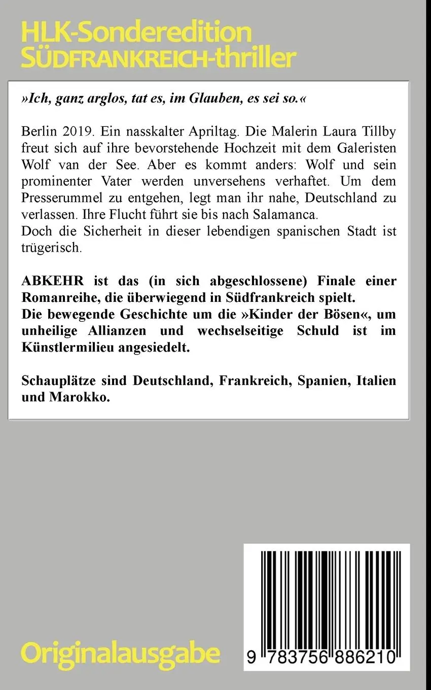 Rückseite: 9783756886210 | Abkehr | Packendes Finale der Krimi-Reihe | Helene Luise Köppel | Buch