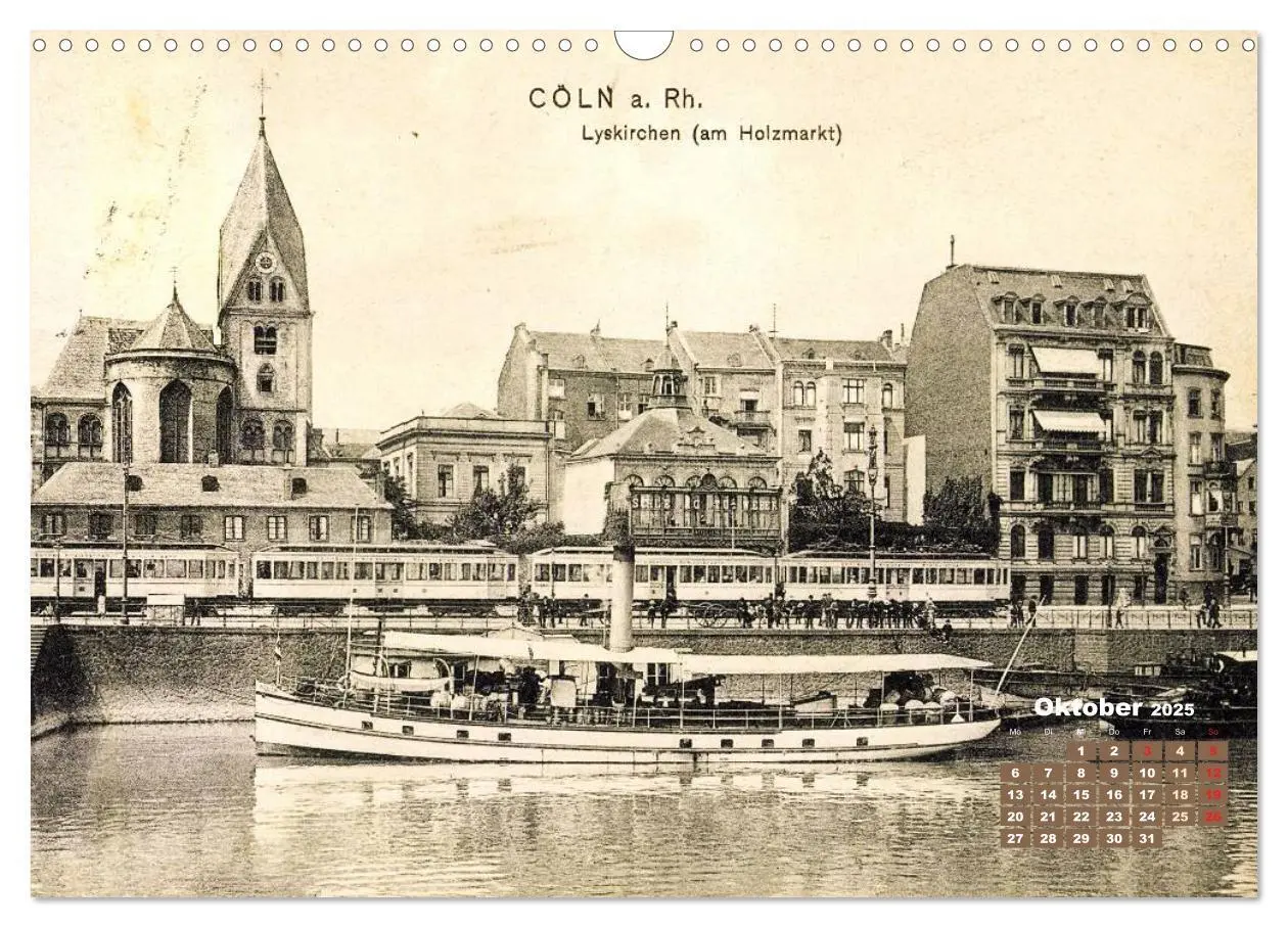 Bild: 9783435706310 | Historisches Köln - Die Stadt auf historischen Karten (Wandkalender...