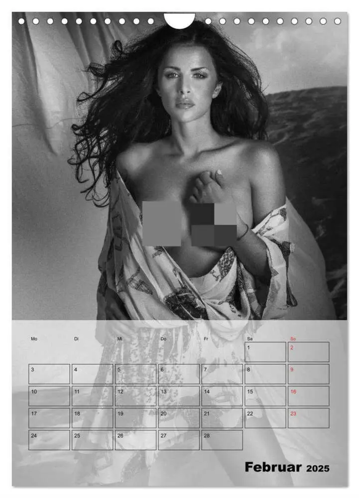 Bild: 9783457036310 | Knisternde Erotik in schwarz-weiß (Wandkalender 2025 DIN A4 hoch),...