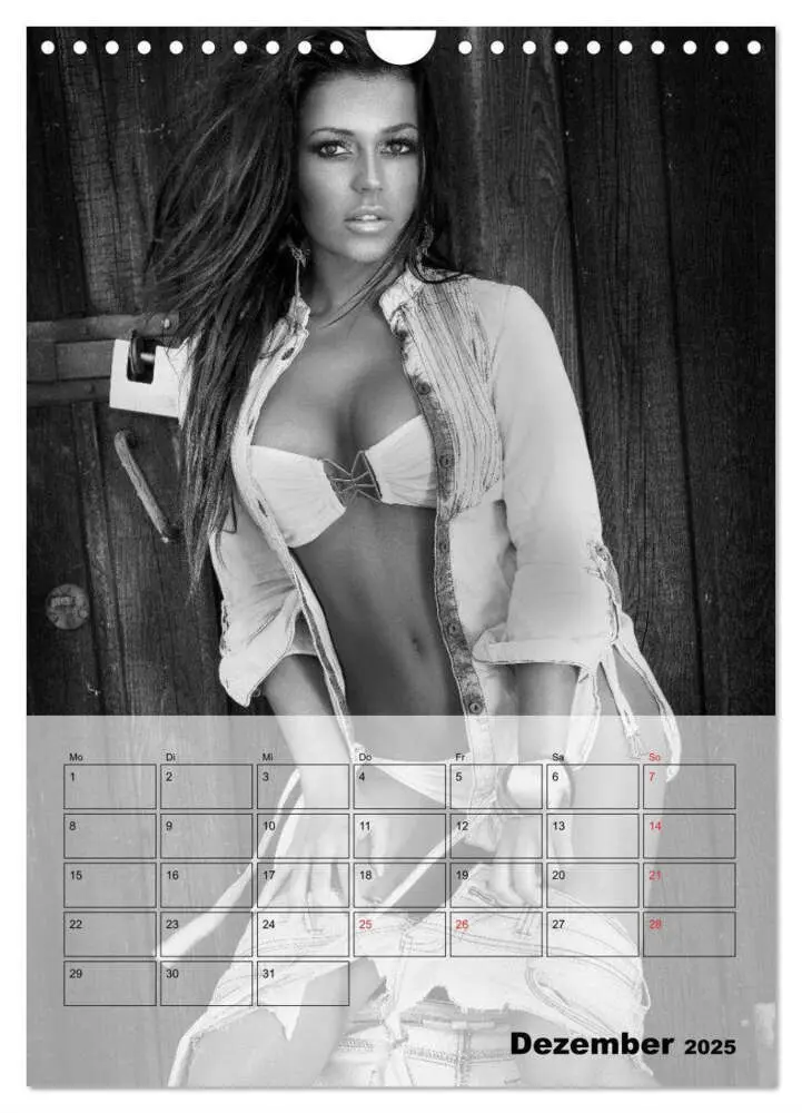 Bild: 9783457036310 | Knisternde Erotik in schwarz-weiß (Wandkalender 2025 DIN A4 hoch),...