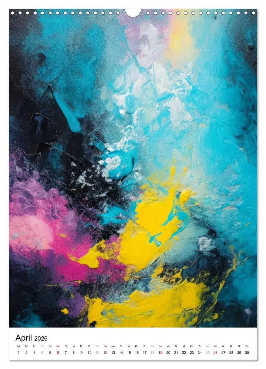 Bild: 9783457276310 | KI-Kunstwerke (Wandkalender 2026 DIN A3 hoch), CALVENDO Monatskalender