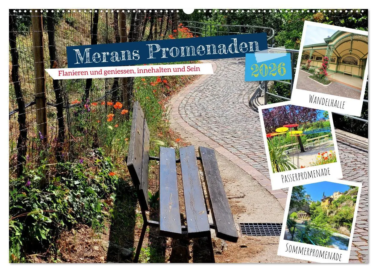Cover: 9783457586310 | Merans Promenaden - Flanieren und geniessen, innehalten und Sein...