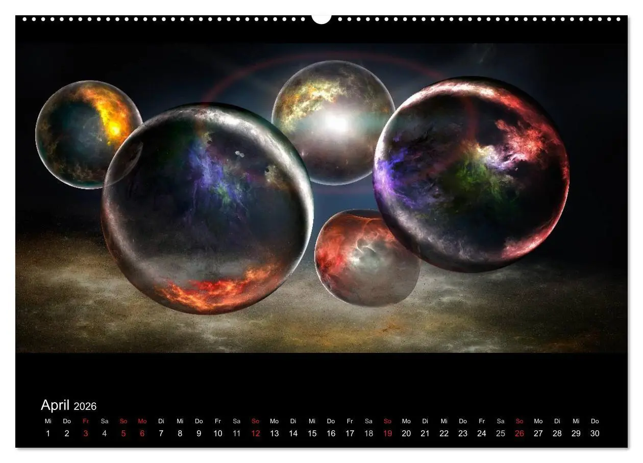Bild: 9783457966310 | Kosmische Panoramen (hochwertiger Premium Wandkalender 2026 DIN A2...