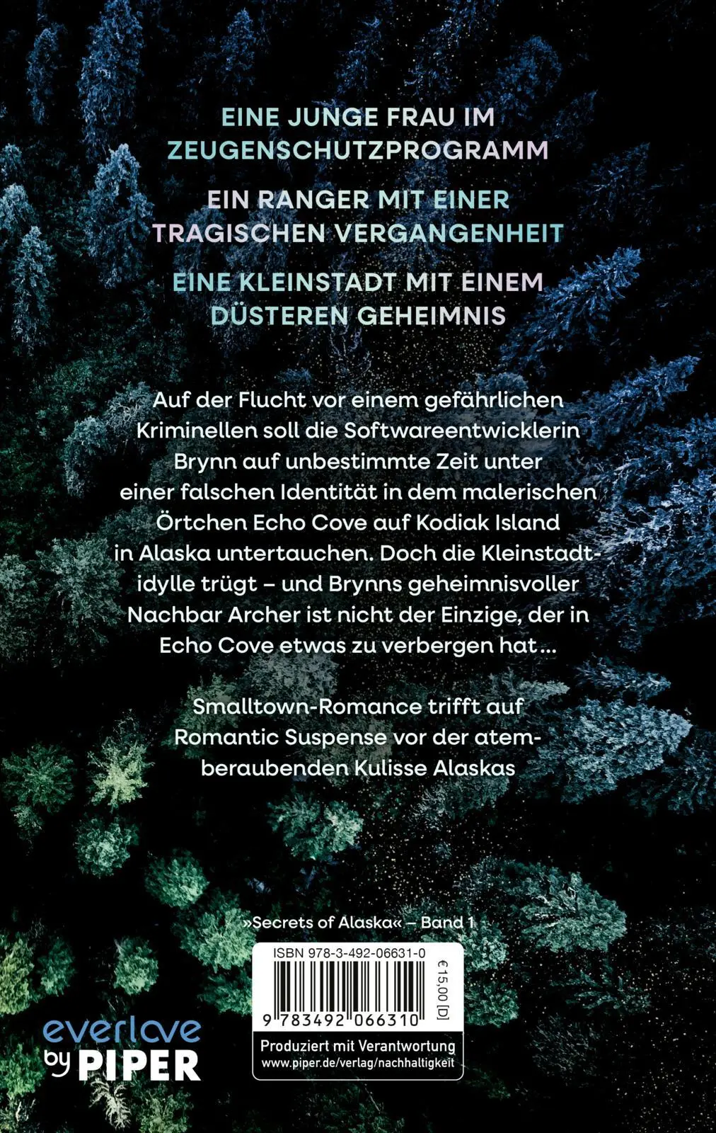 Rückseite: 9783492066310 | Kodiak Echoes - Hide Me | Julia Pauss | Taschenbuch | 432 S. | Deutsch