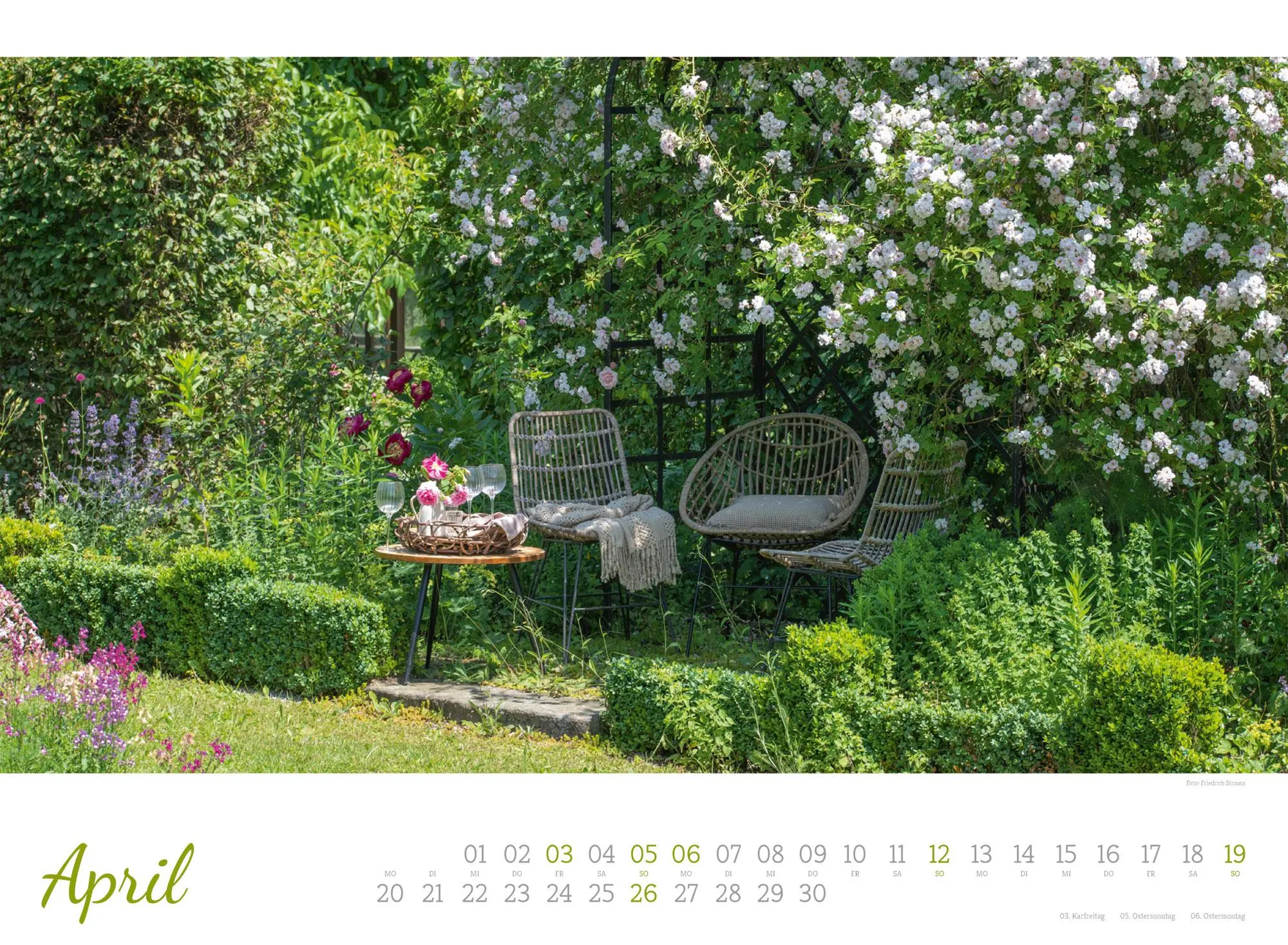 Bild: 9783838426310 | Zauberhafte Landgärten Kalender 2026 | Ackermann Kunstverlag GmbH