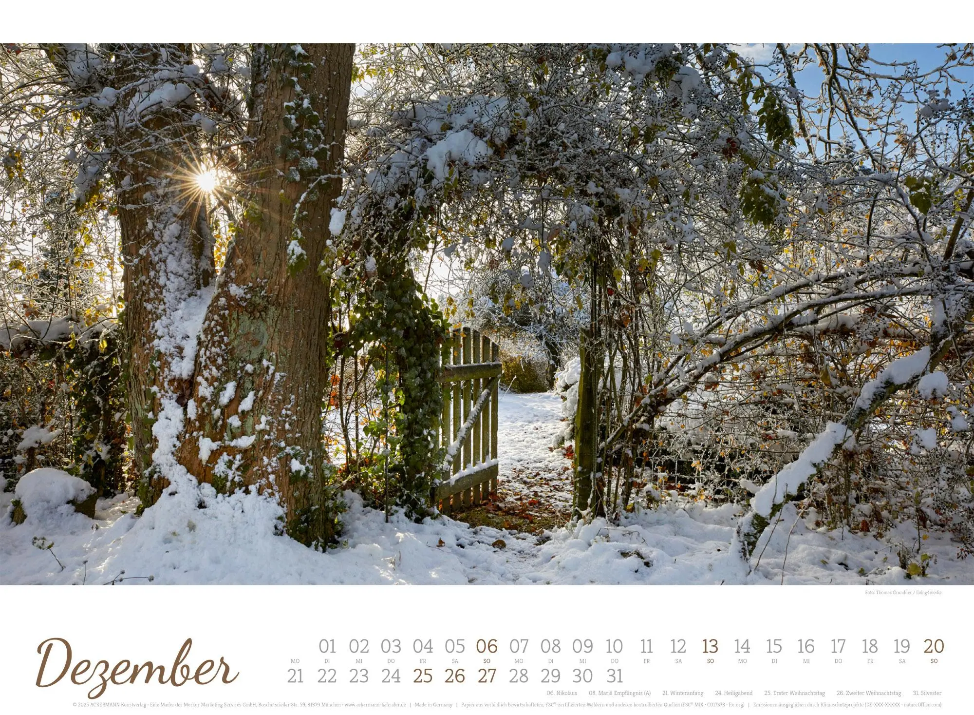 Bild: 9783838426310 | Zauberhafte Landgärten Kalender 2026 | Ackermann Kunstverlag GmbH