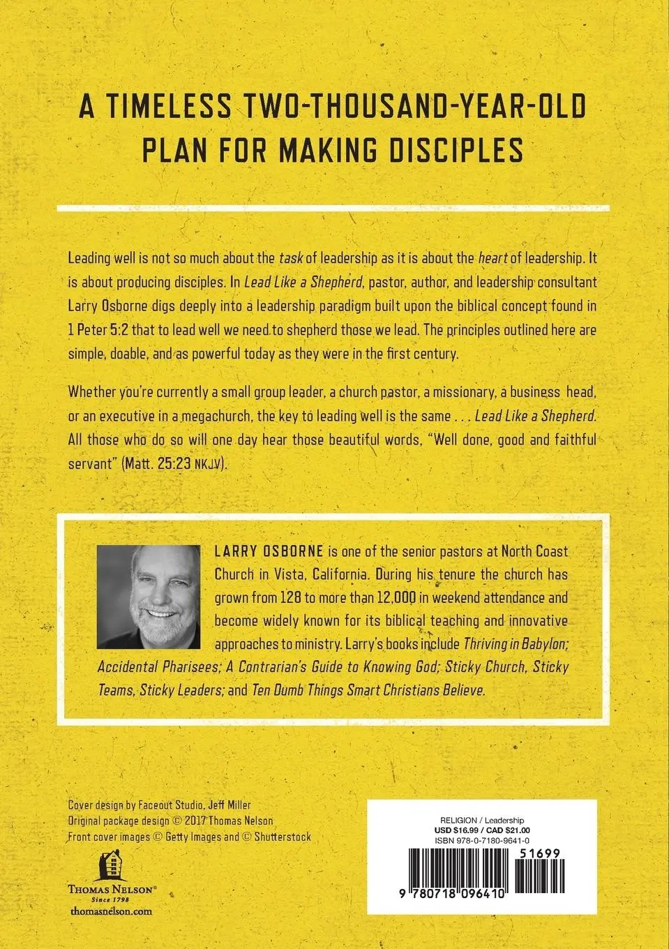 Rückseite: 9780718096410 | Los Lead Like a Shepherd | The Secret to Leading Well | Larry Osborne