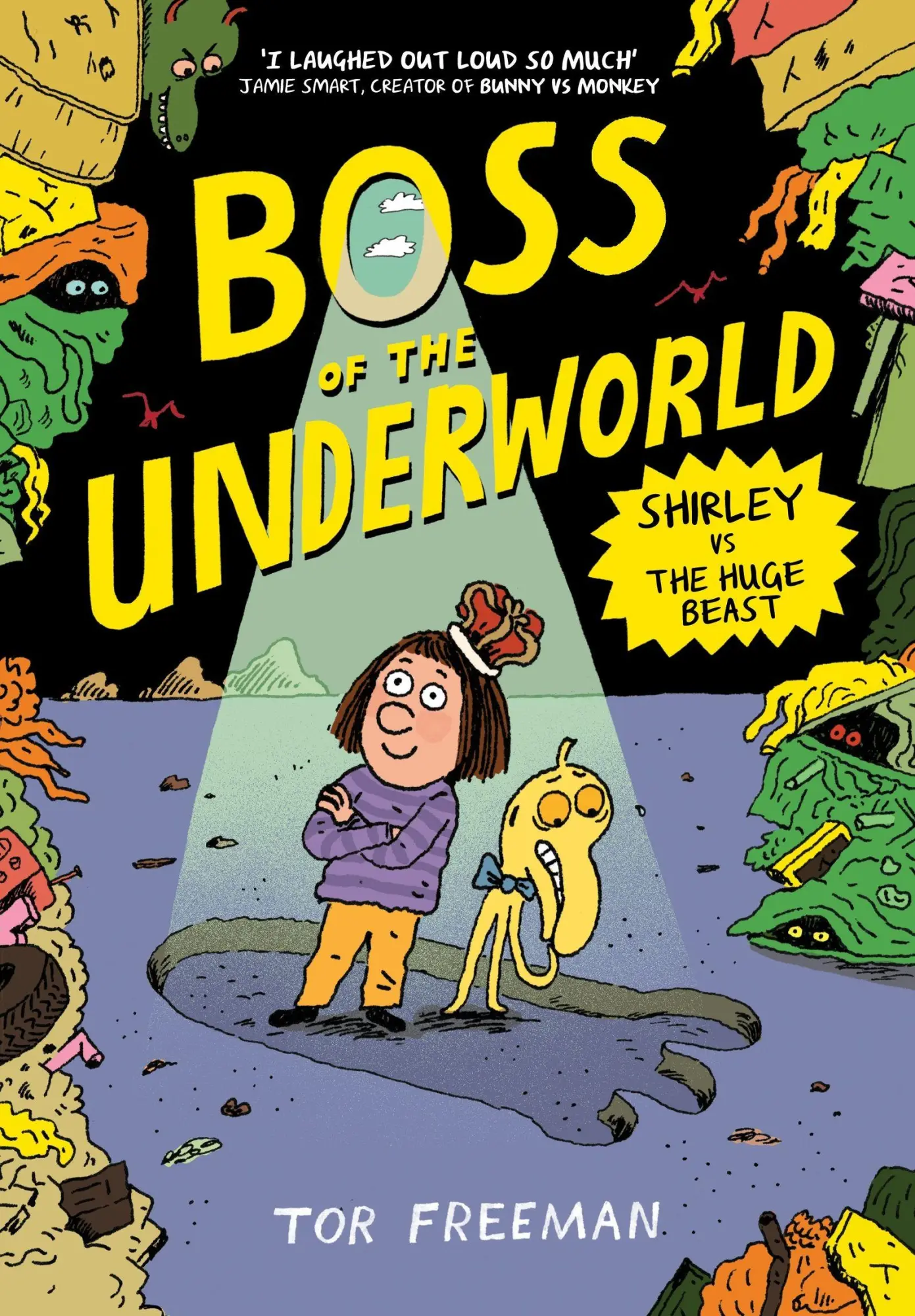 Cover: 9781444976410 | Boss of the Underworld: Shirley vs the Huge Beast | Book 2 | Freeman
