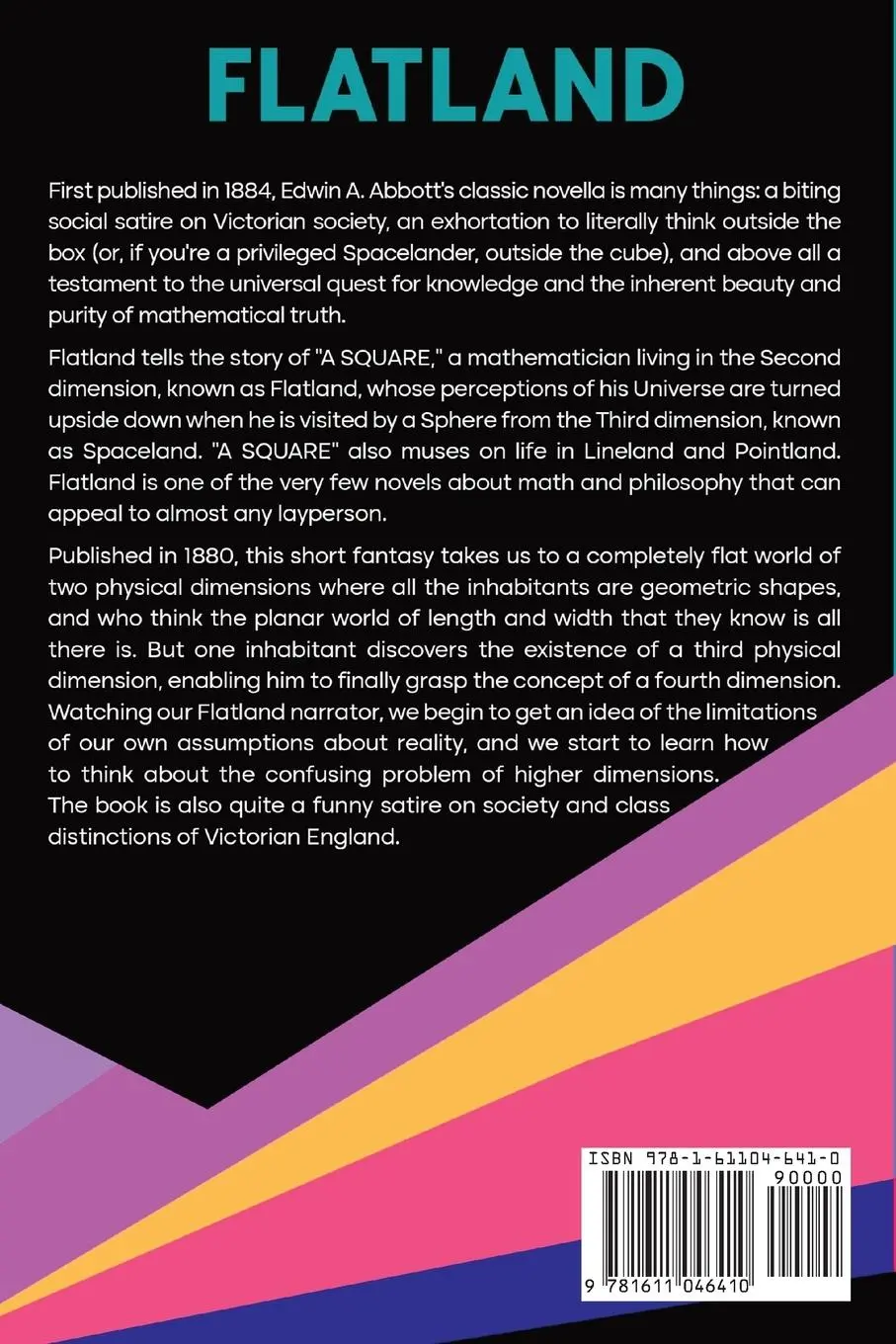 Rückseite: 9781611046410 | Flatland | A Romance of Many Dimensions (By a Square) | Abbott | Buch