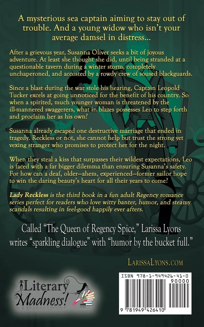 Rückseite: 9781949426410 | Lady Reckless | Larissa Lyons | Taschenbuch | Englisch | 2024