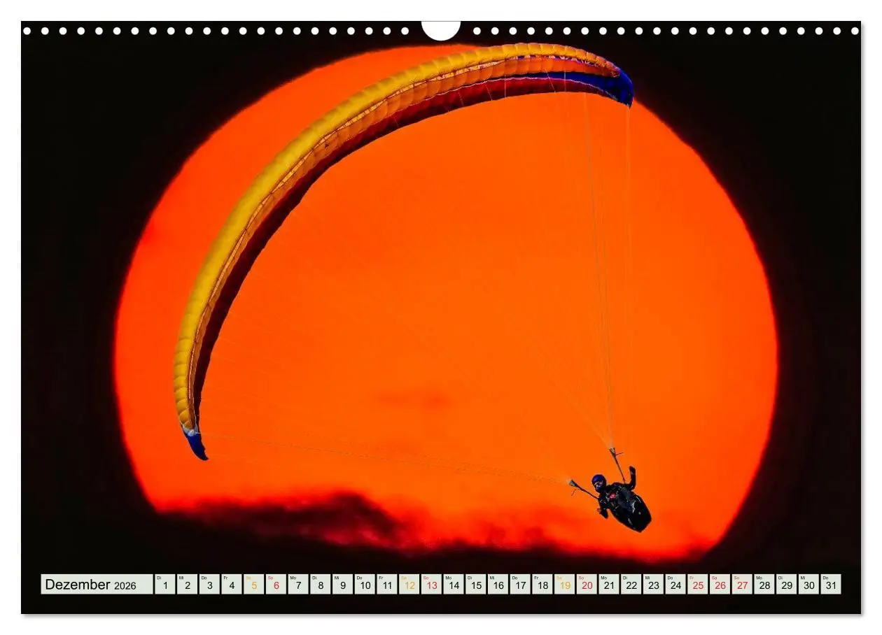 Bild: 9783457956410 | Freiheit und Abenteuer - Paragliding (Wandkalender 2026 DIN A3...