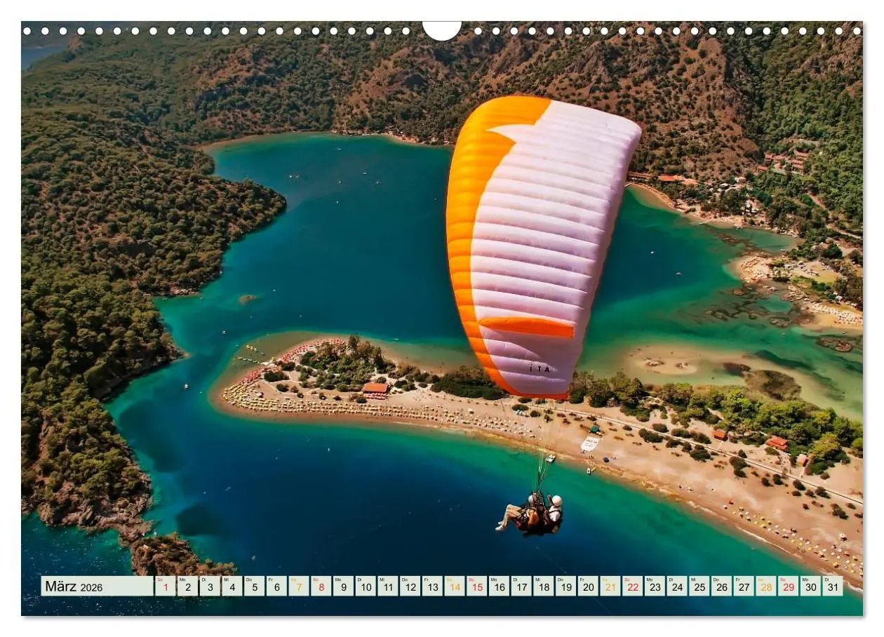Bild: 9783457956410 | Freiheit und Abenteuer - Paragliding (Wandkalender 2026 DIN A3...