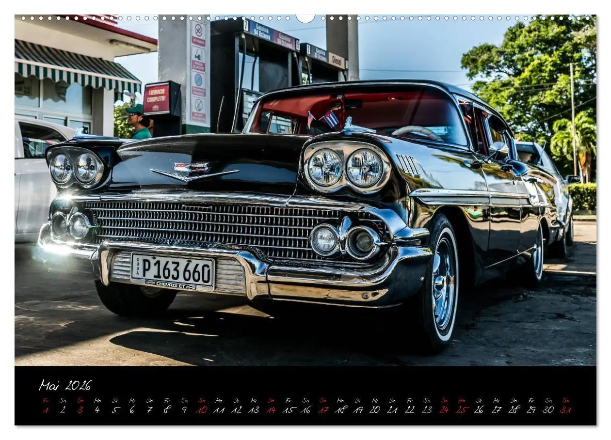 Bild: 9783516046410 | Kubas Klassische Automobile 2026 (hochwertiger Premium Wandkalender...