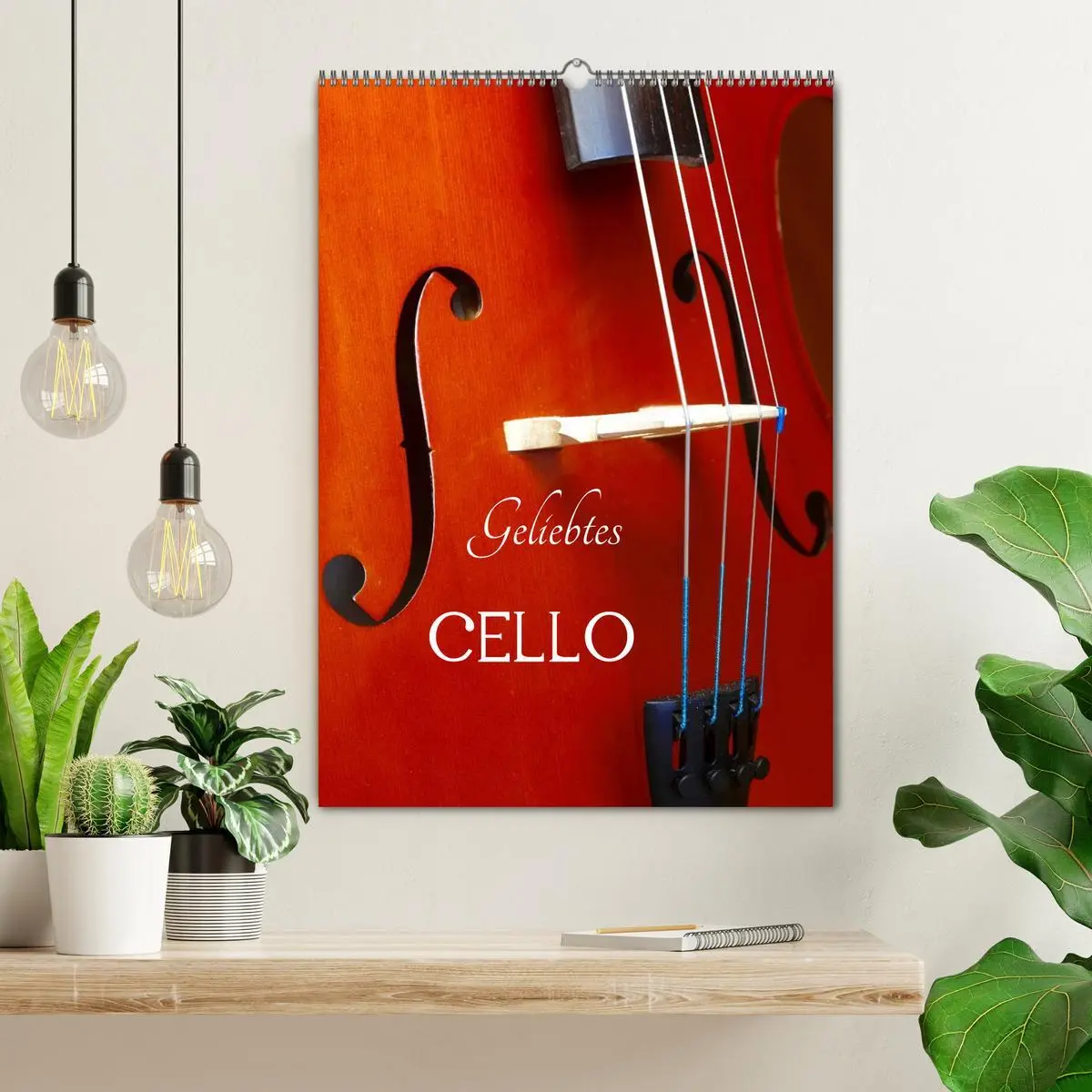 Bild: 9783516426410 | Geliebtes Cello (Wandkalender 2026 DIN A2 hoch), CALVENDO...