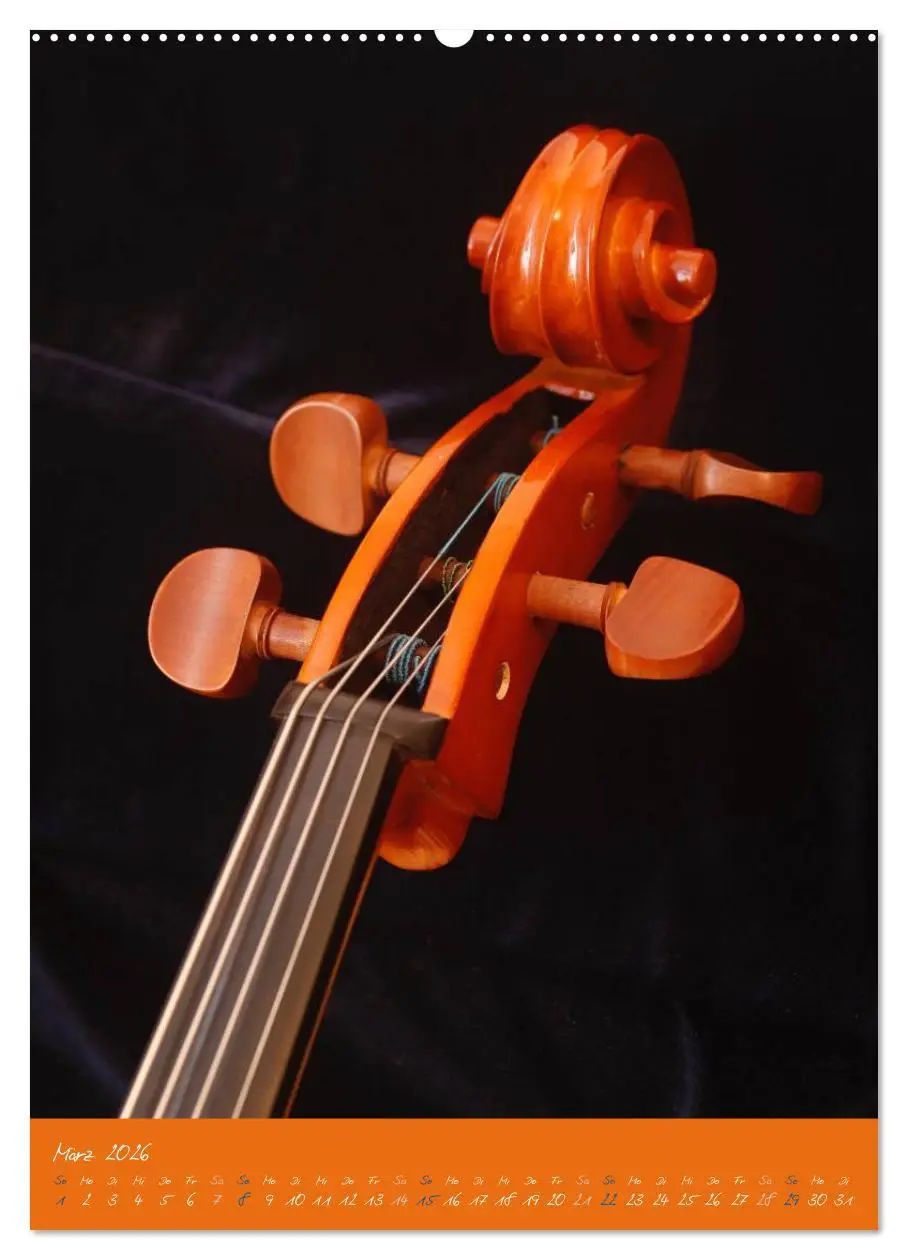 Bild: 9783516426410 | Geliebtes Cello (Wandkalender 2026 DIN A2 hoch), CALVENDO...