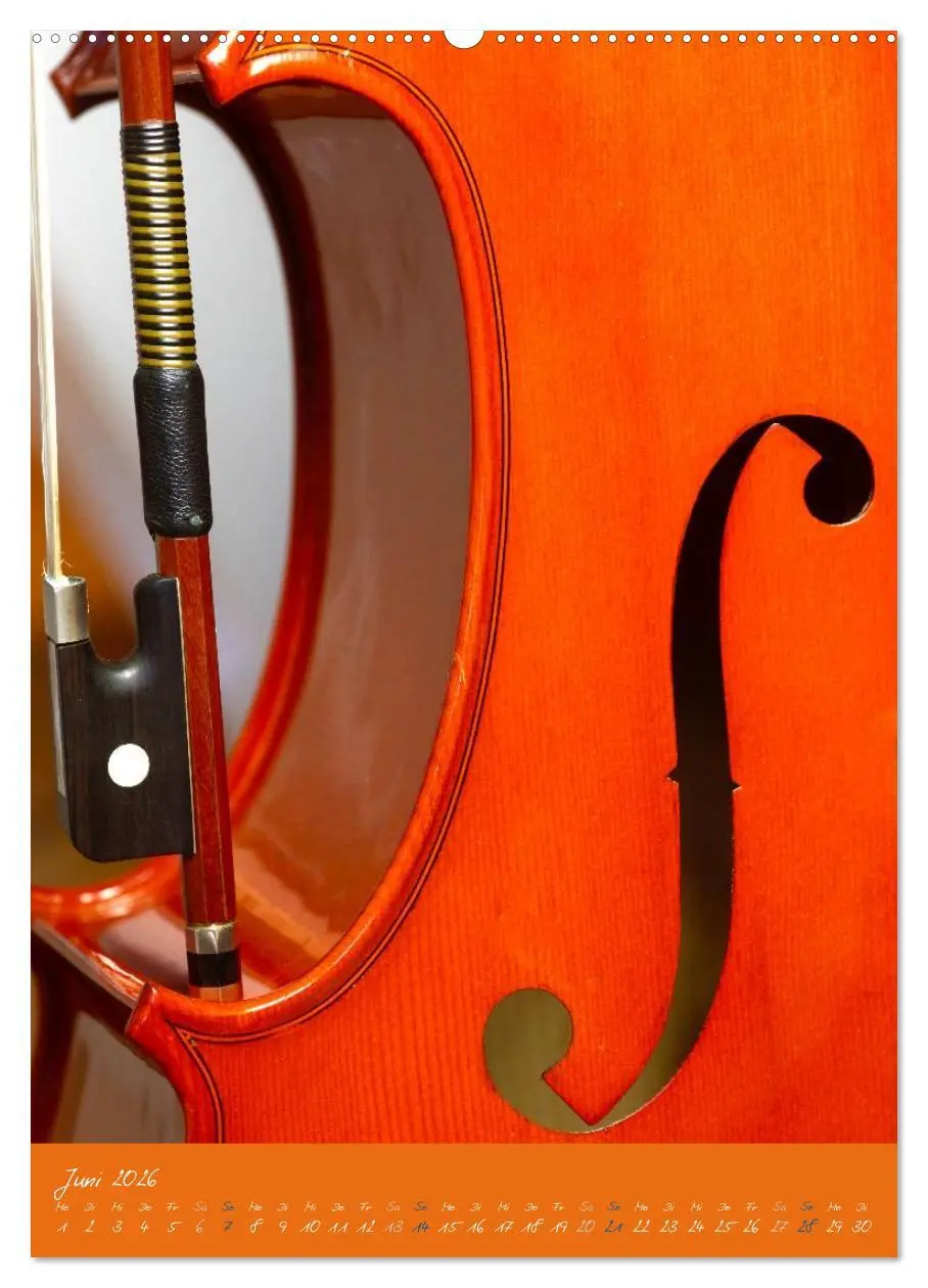 Bild: 9783516426410 | Geliebtes Cello (Wandkalender 2026 DIN A2 hoch), CALVENDO...