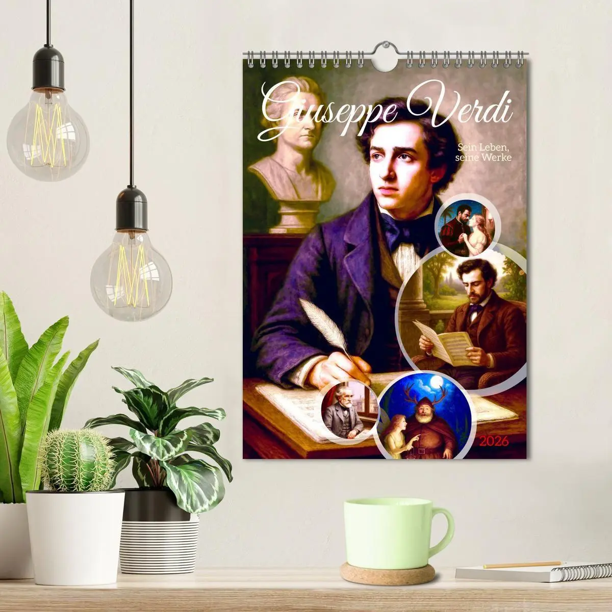 Bild: 9783516666410 | Giuseppe Verdi (Wandkalender 2026 DIN A4 hoch), CALVENDO...