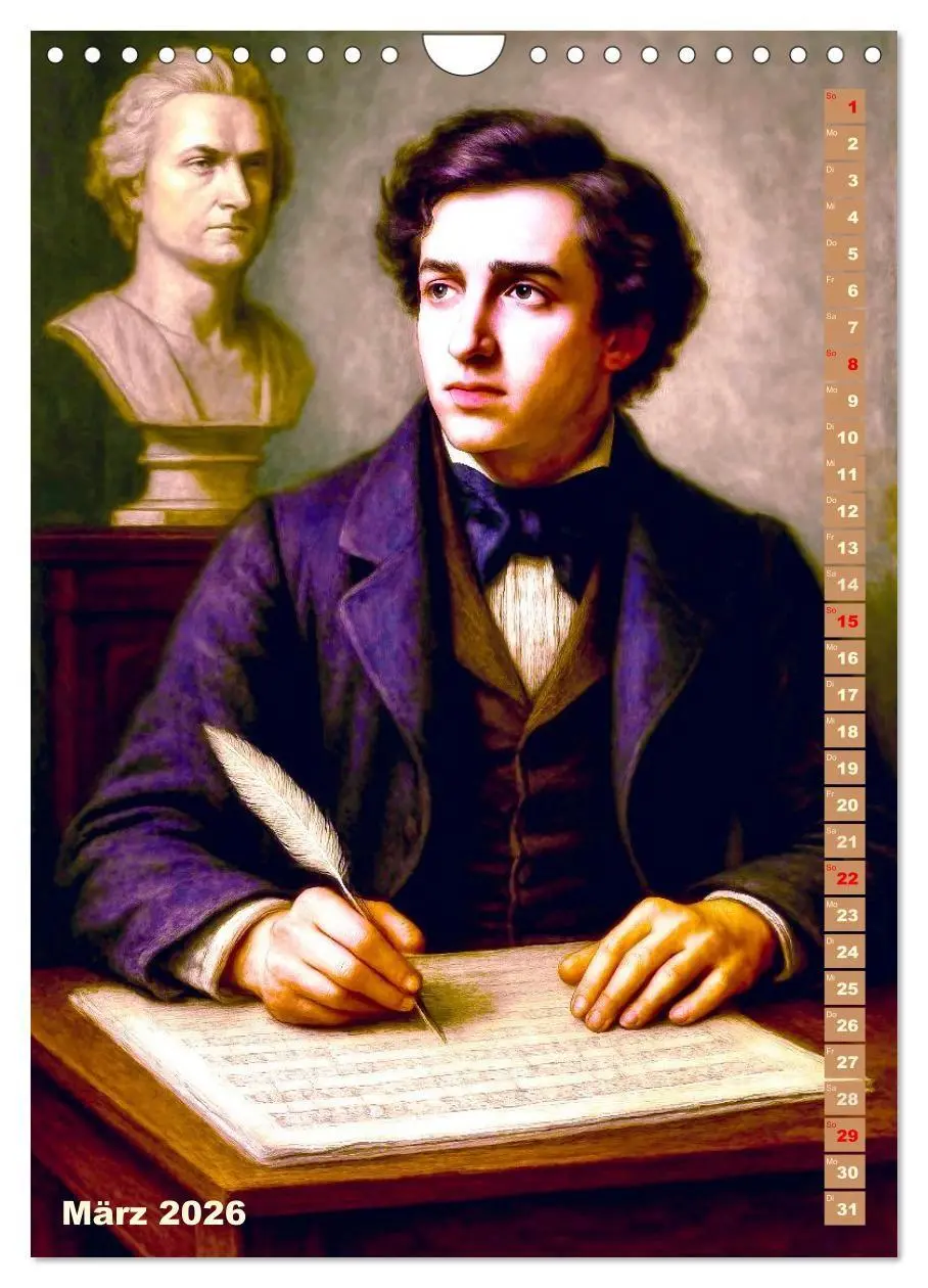 Bild: 9783516666410 | Giuseppe Verdi (Wandkalender 2026 DIN A4 hoch), CALVENDO...