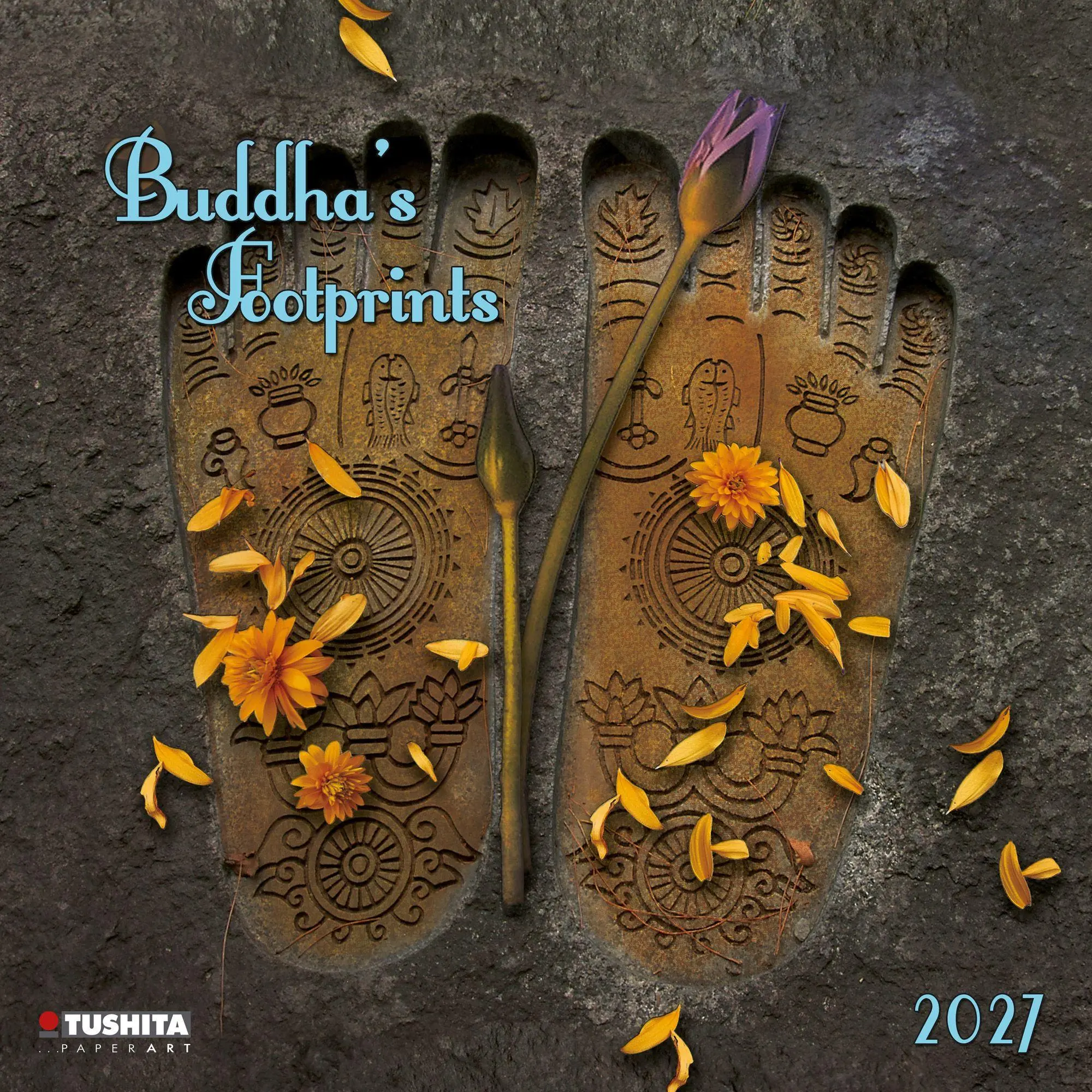 Cover: 9783959296410 | Buddha's Footprints 2027 | Kalender 2027 | Kalender | 28 S. | Deutsch