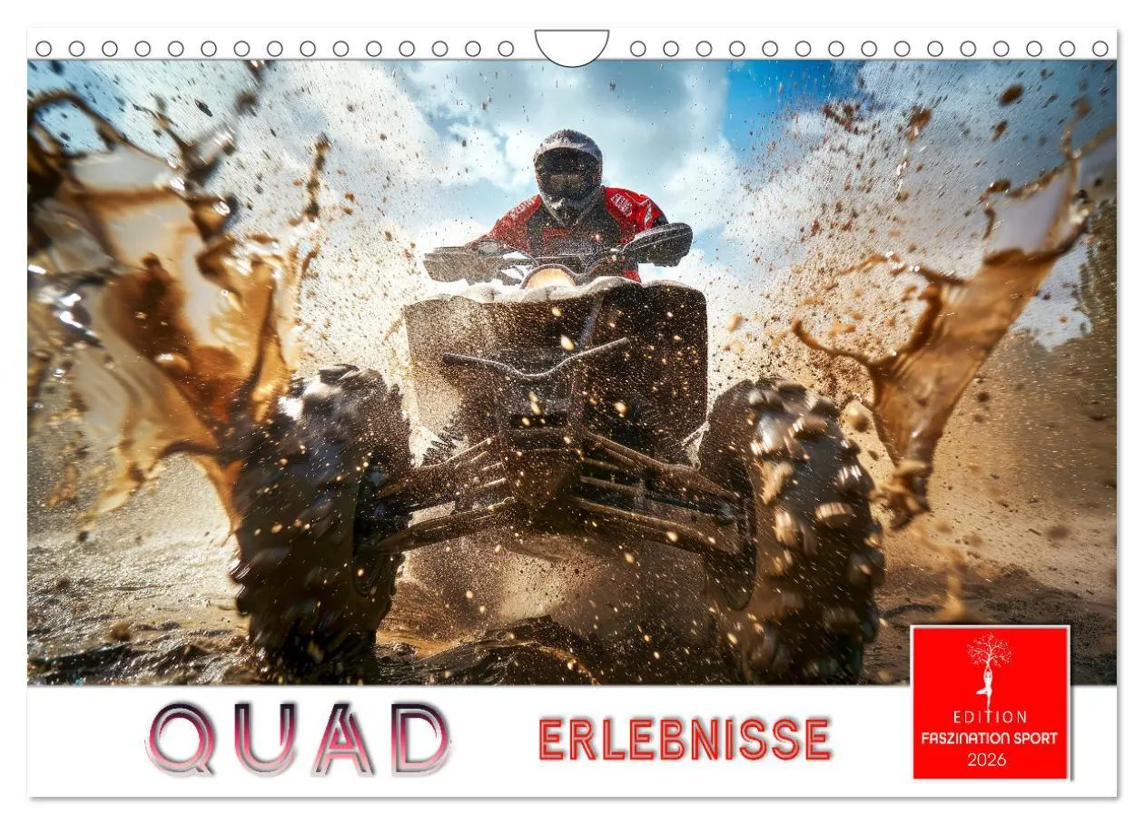Cover: 9783457326510 | Quad Erlebnisse (Wandkalender 2026 DIN A4 quer), CALVENDO...