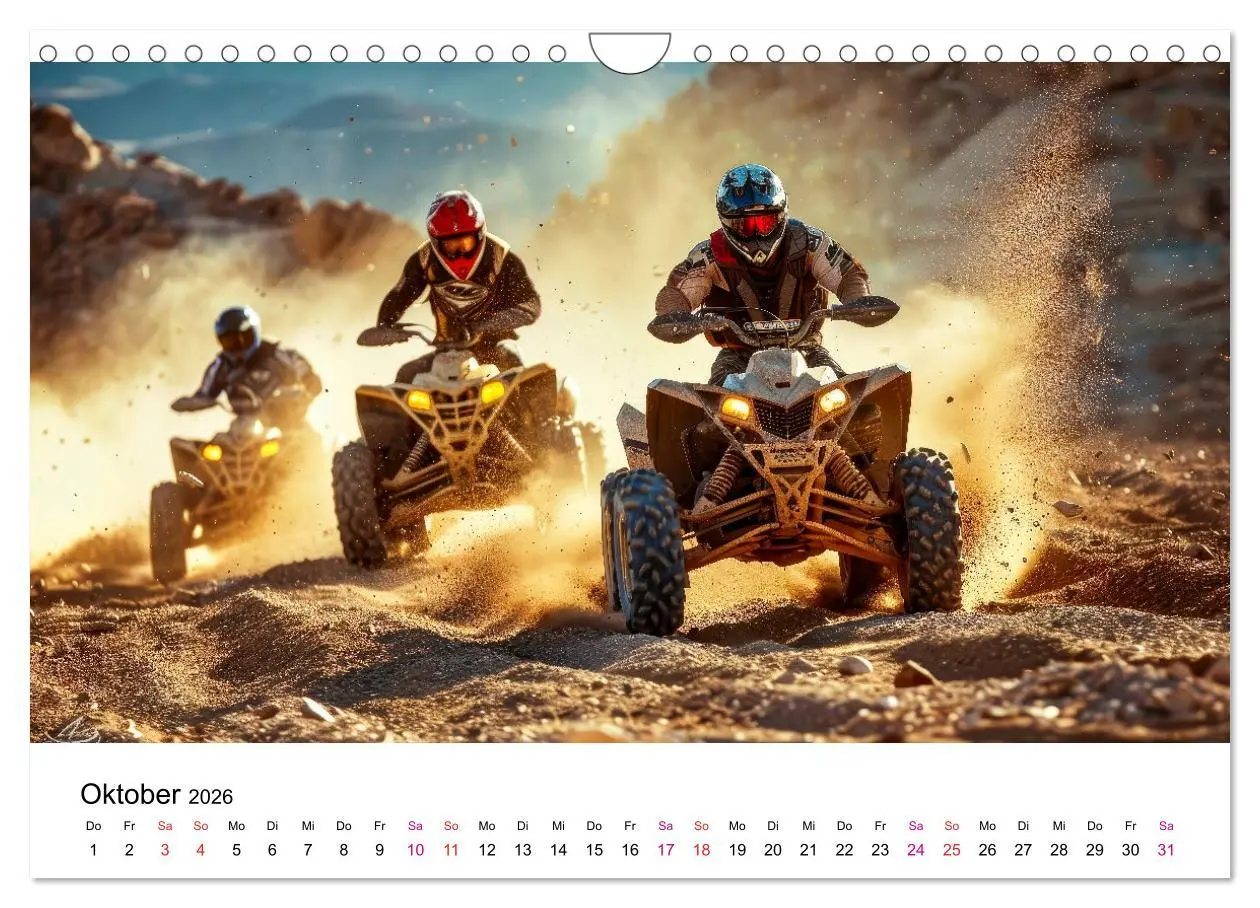 Bild: 9783457326510 | Quad Erlebnisse (Wandkalender 2026 DIN A4 quer), CALVENDO...