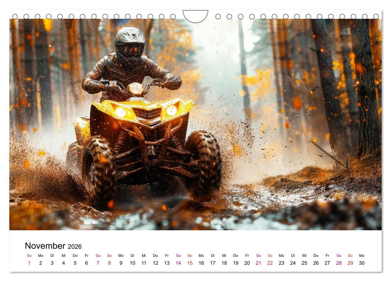 Bild: 9783457326510 | Quad Erlebnisse (Wandkalender 2026 DIN A4 quer), CALVENDO...