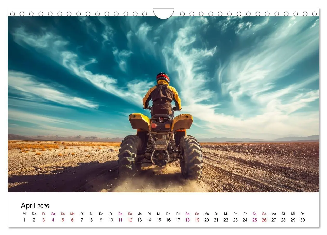 Bild: 9783457326510 | Quad Erlebnisse (Wandkalender 2026 DIN A4 quer), CALVENDO...