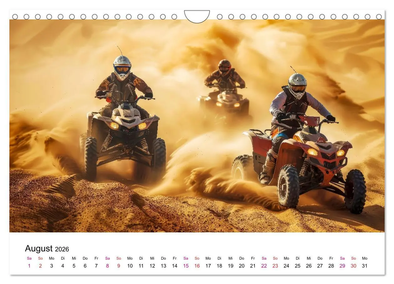 Bild: 9783457326510 | Quad Erlebnisse (Wandkalender 2026 DIN A4 quer), CALVENDO...