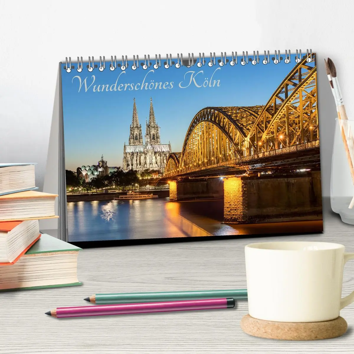 Bild: 9783457636510 | Wunderschönes Köln (Tischkalender 2026 DIN A5 quer), CALVENDO...