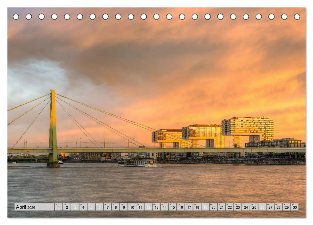 Bild: 9783457636510 | Wunderschönes Köln (Tischkalender 2026 DIN A5 quer), CALVENDO...