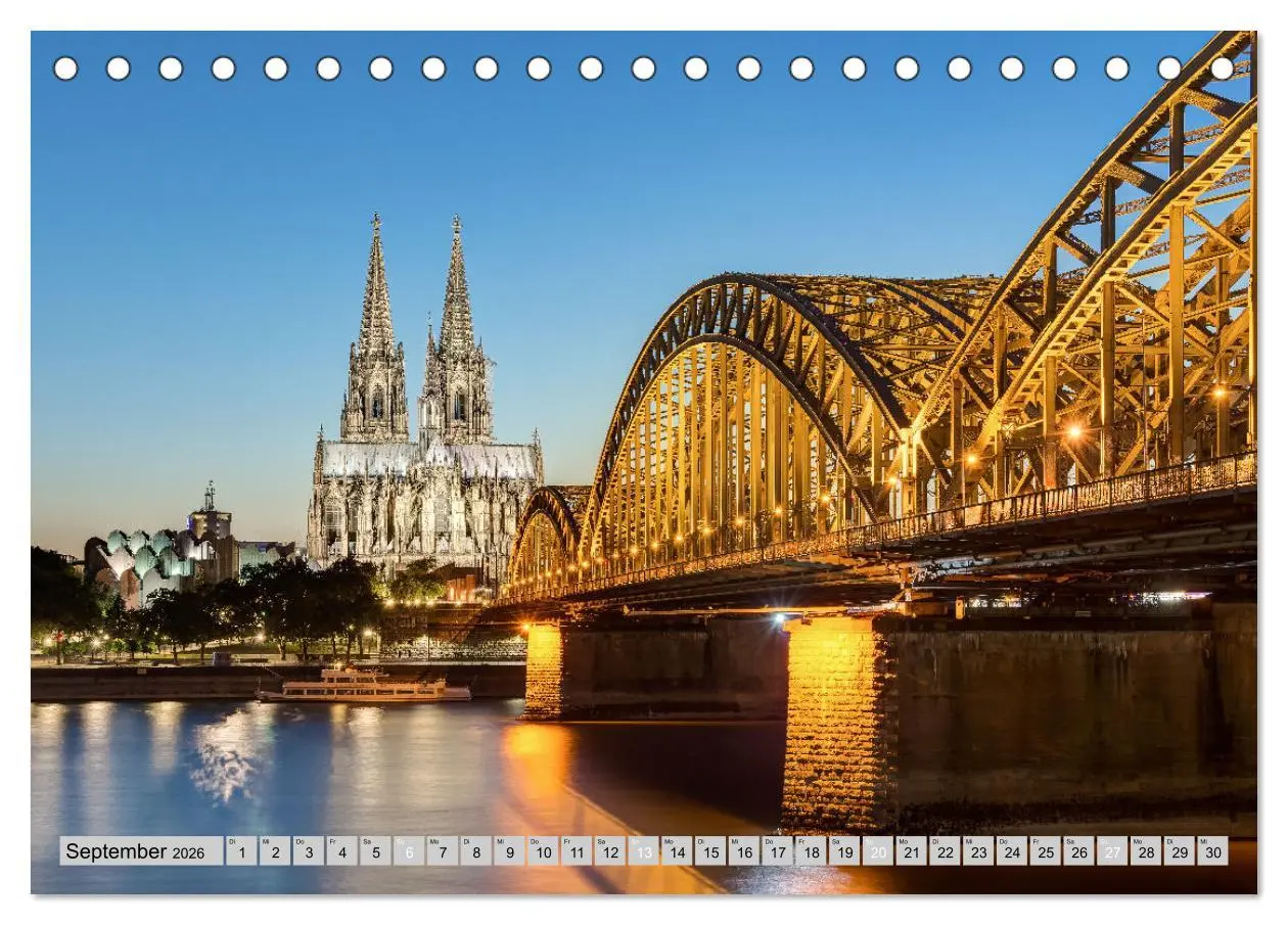 Bild: 9783457636510 | Wunderschönes Köln (Tischkalender 2026 DIN A5 quer), CALVENDO...