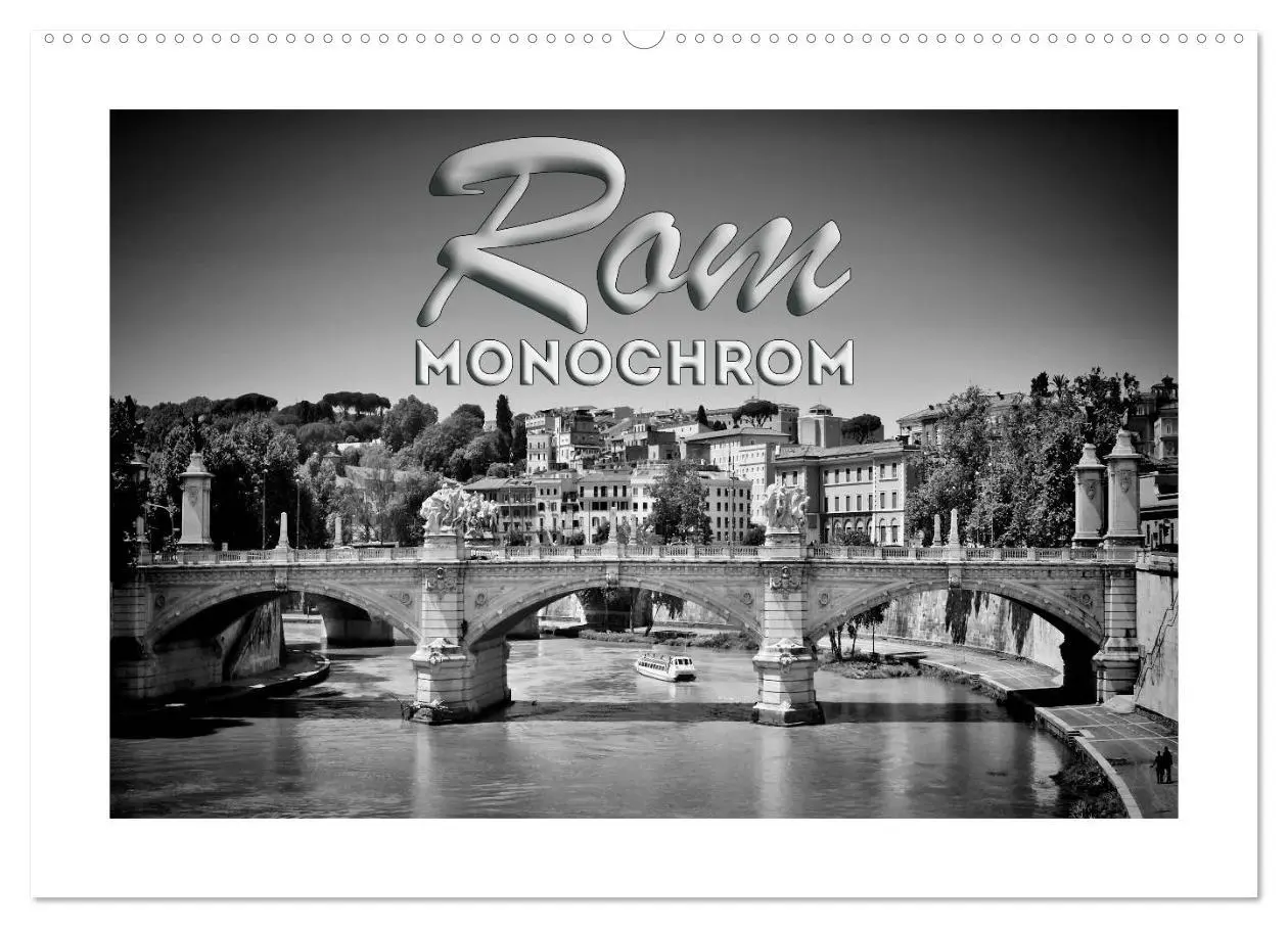 Cover: 9783516036510 | ROM Monochrom (Wandkalender 2026 DIN A2 quer), CALVENDO Monatskalender